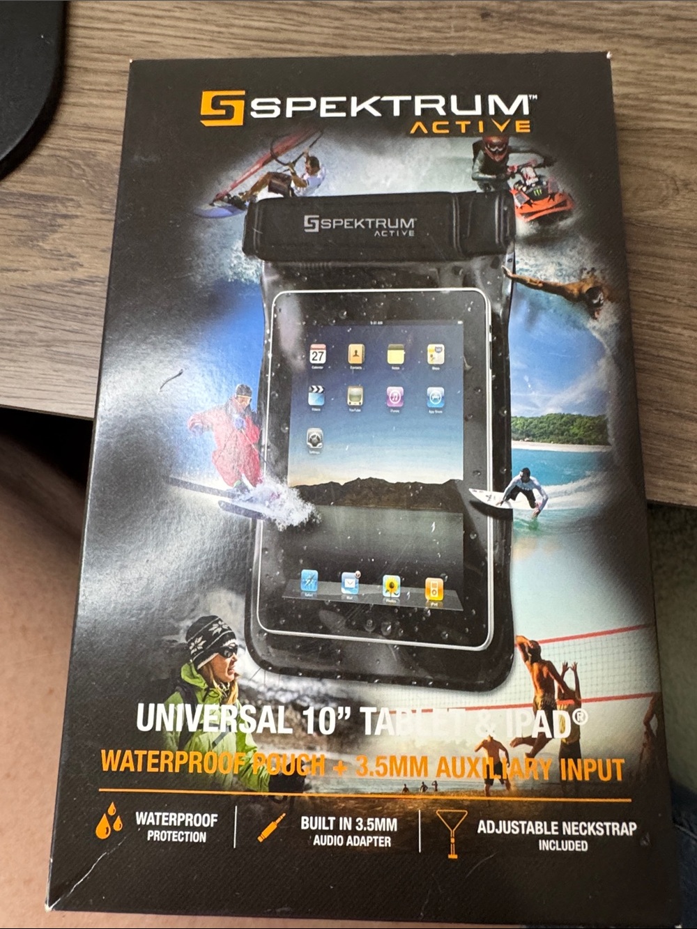 Waterproof Universal 10" Tablet Pouch - Black